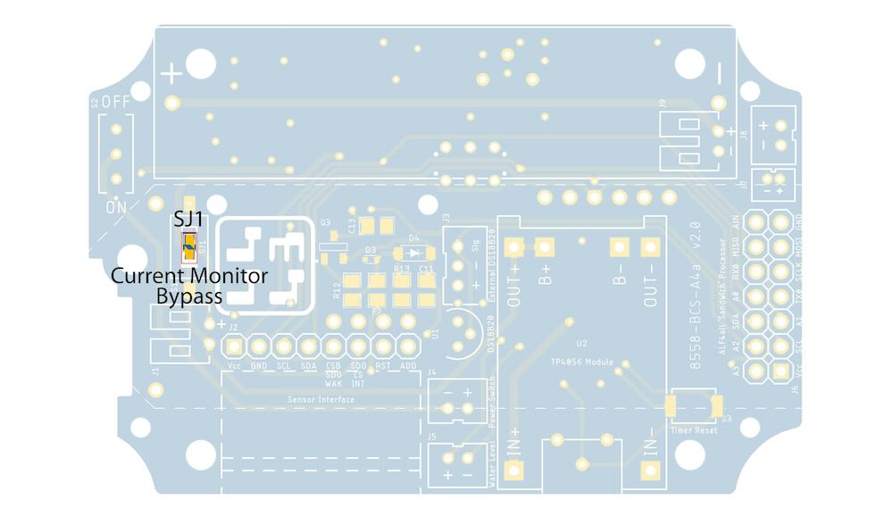 Solder Jumper Locations (Top)